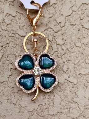 Classic For Leaf Clover Keychain/Bag Charm